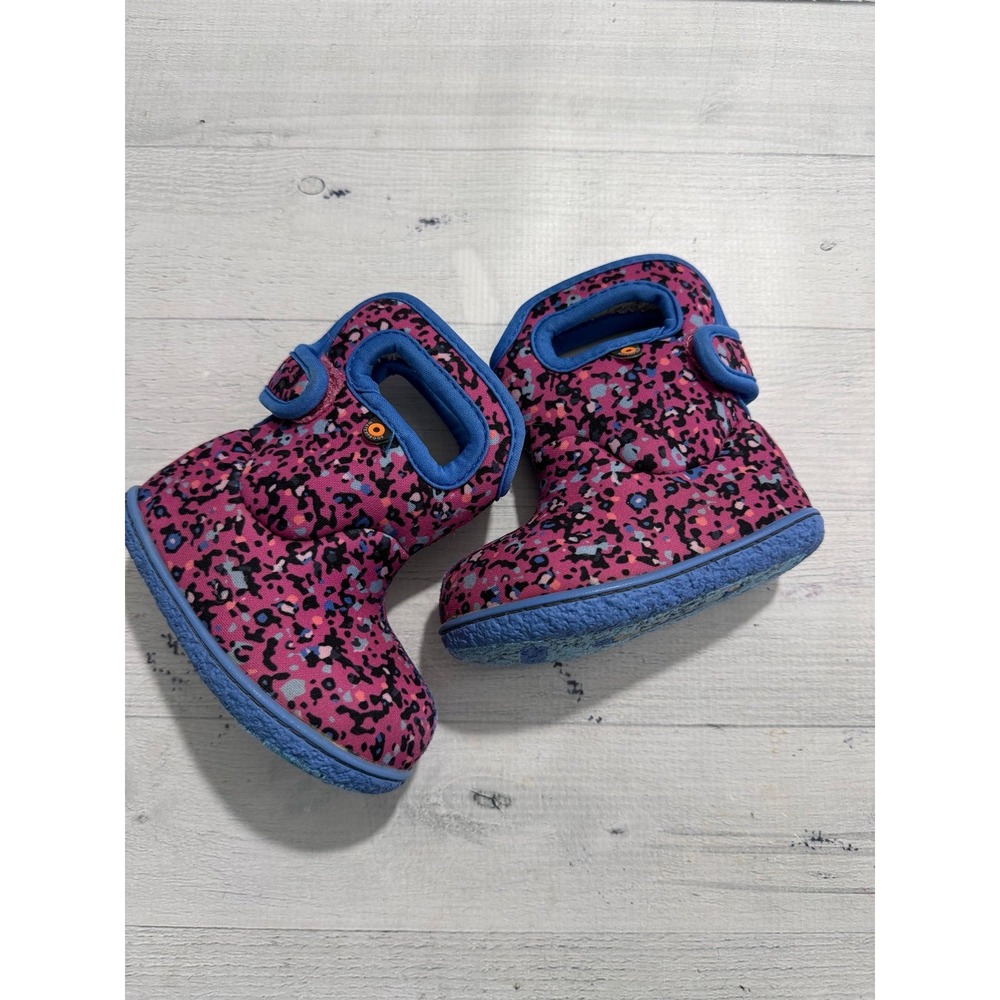 Bogs Baby Bogs Little Textures pink blue baby toddler size 4